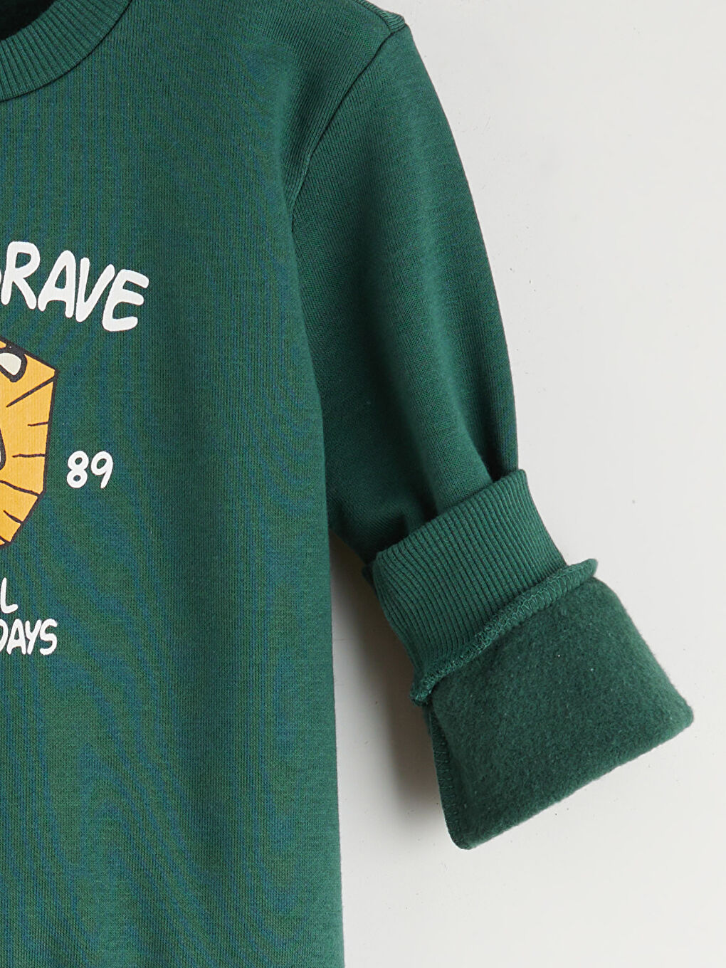 l_20252-w5mn50z1-hku_a3.jpg LCW Kids Green Lion Printed Boys Sweatshirt