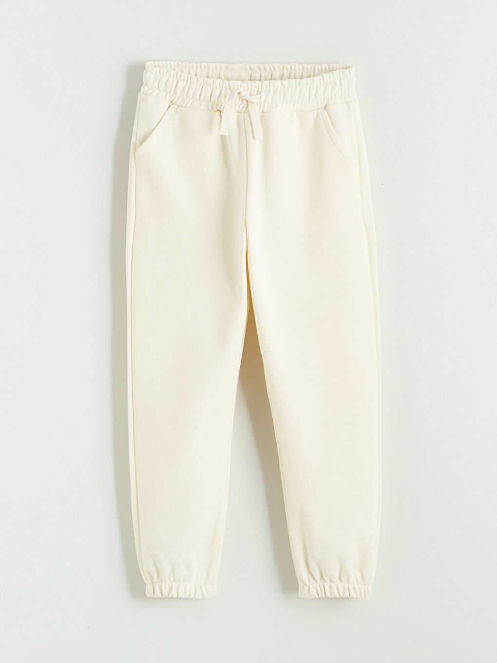 l_20252-w5mo13z1-qvk_a.jpg LCW Baby Beige Elastic Waist Boys Jogger Pants