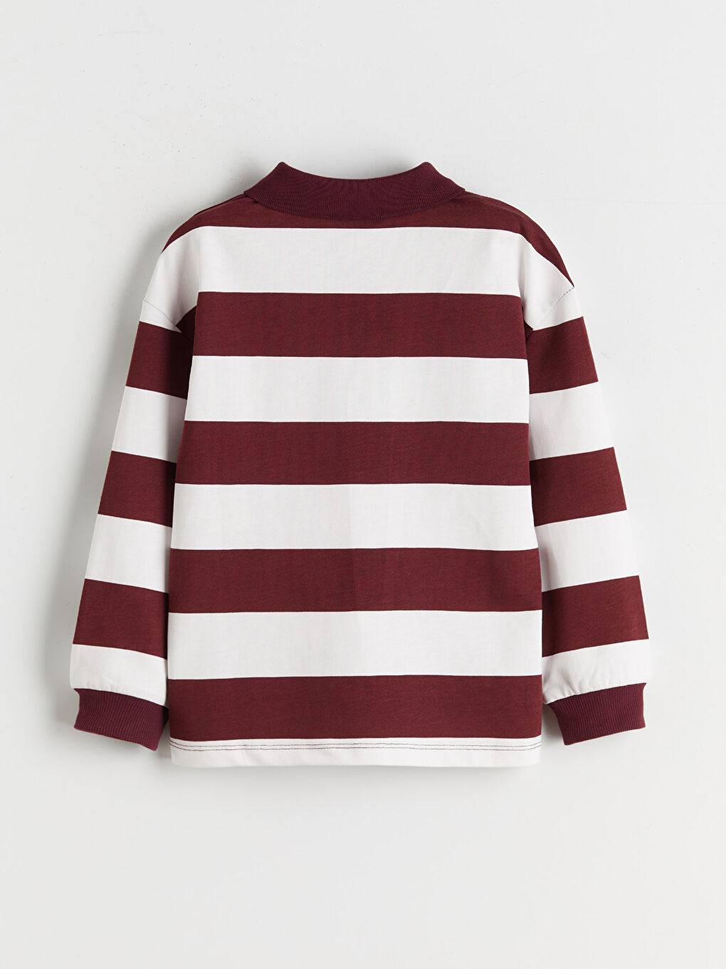 l_20252-w5mq89z1-let_a1-1.jpg LCW Kids Burgundy Striped Polo Shirt for Boys