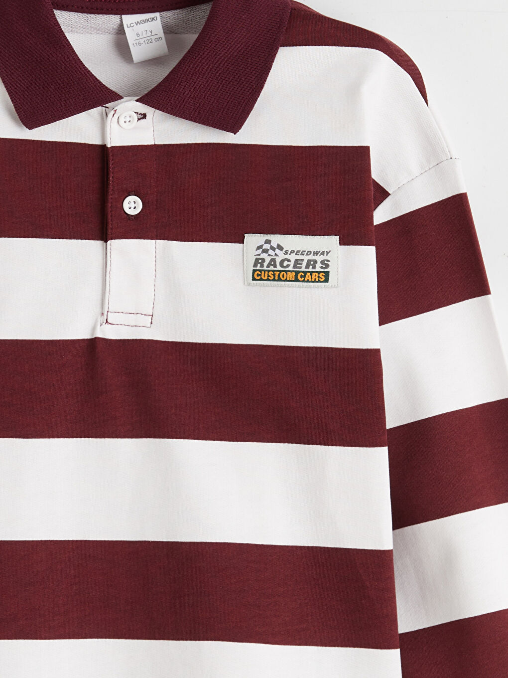 l_20252-w5mq89z1-let_a2-1.jpg LCW Kids Burgundy Striped Polo Shirt for Boys