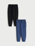 LCW Kids Indigo Boys' Elastic Waist Jogger Pants 2-Pack