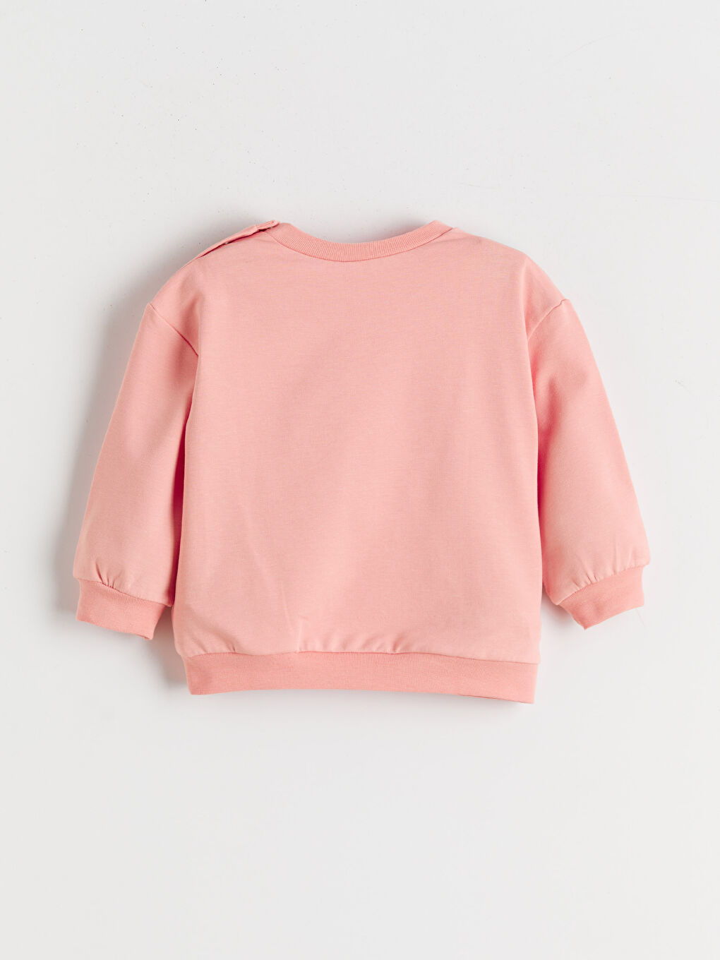 l_20252-w5ms47z1-gb4_a2.jpg LCW Baby Coral Minnie Mouse Printed Girls' Sweatshirt and Pants Set