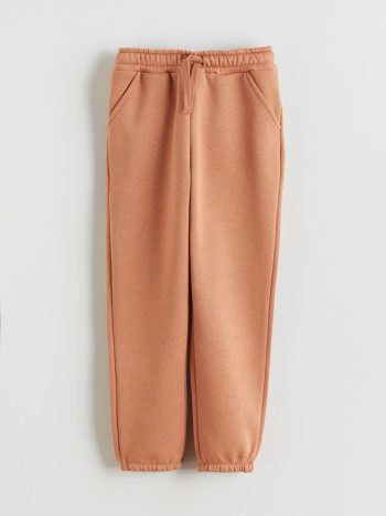 LCW Kids Brown Elastic Waist Boys Jogger Pants 2-Pack