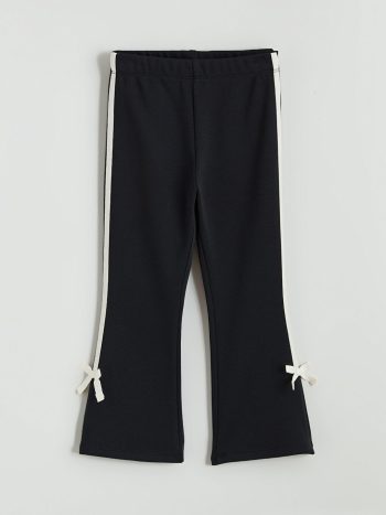 LCW Kids Black Bow Wide Leg Girls Tights