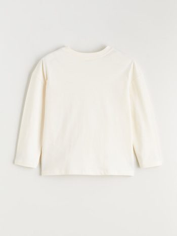 LCW Kids Beige Cute Bear Printed Boys T-Shirt