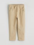 LCW Kids Beige Velvet-Look Boys Pants