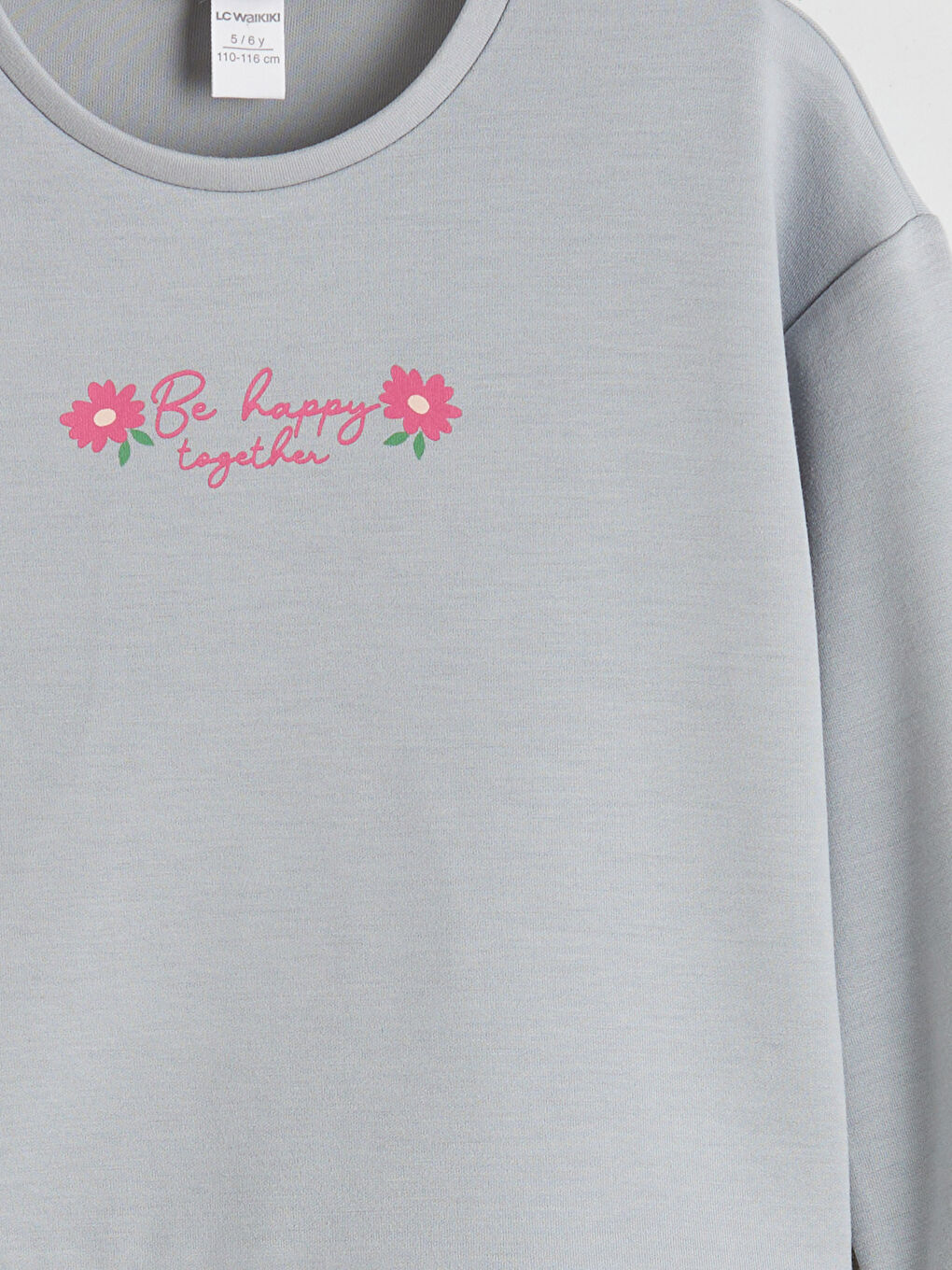 l_20252-w5ne18z1-g7j_a5-1.jpg LCW Kids Gray Crew Neck Sweatshirt and Pants for Girls