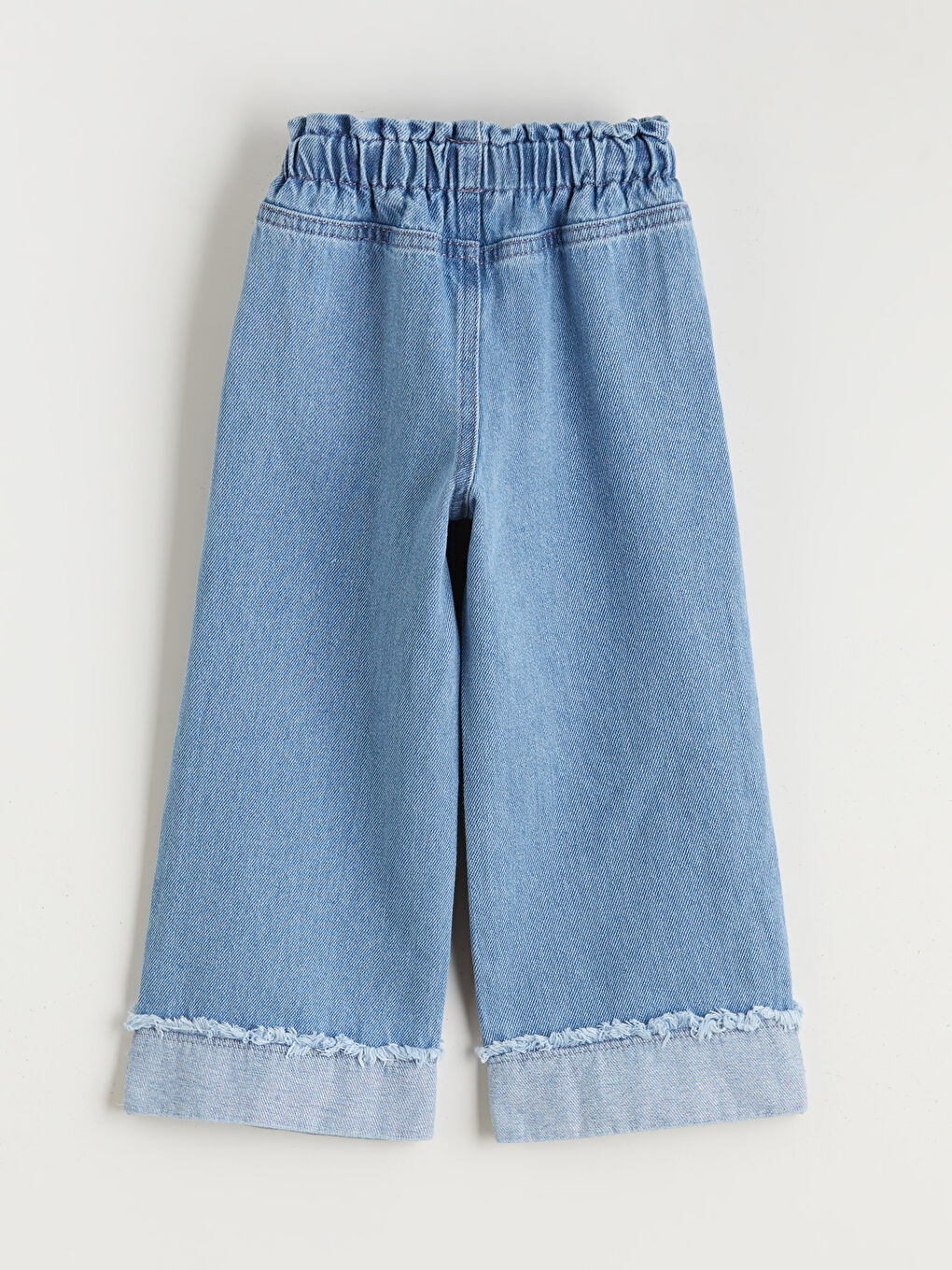 l_20252-w5ne63z1-507_a1.jpg LCW Kids Indigo Elastic Waist Wide Leg Girl's Jeans