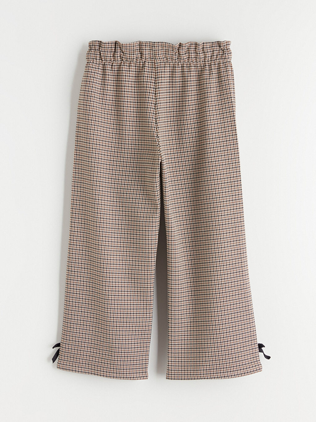 l_20252-w5nk14z1-lll_a3.jpg LCW Kids Brown Elastic Waist Bow Detail Girls' Pants