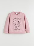 LCW Kids Lilac Hello Kitty Printed Girls Sweatshirt