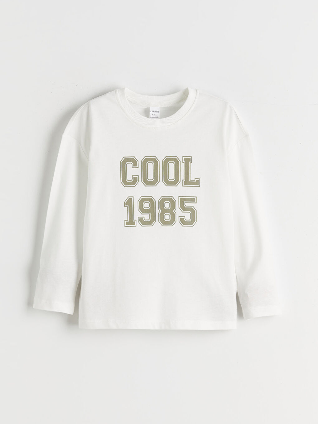 l_20252-w5nv40z1-qvk_a1.jpg LCW Baby Beige Printed Crew Neck T-Shirt Set for Boys