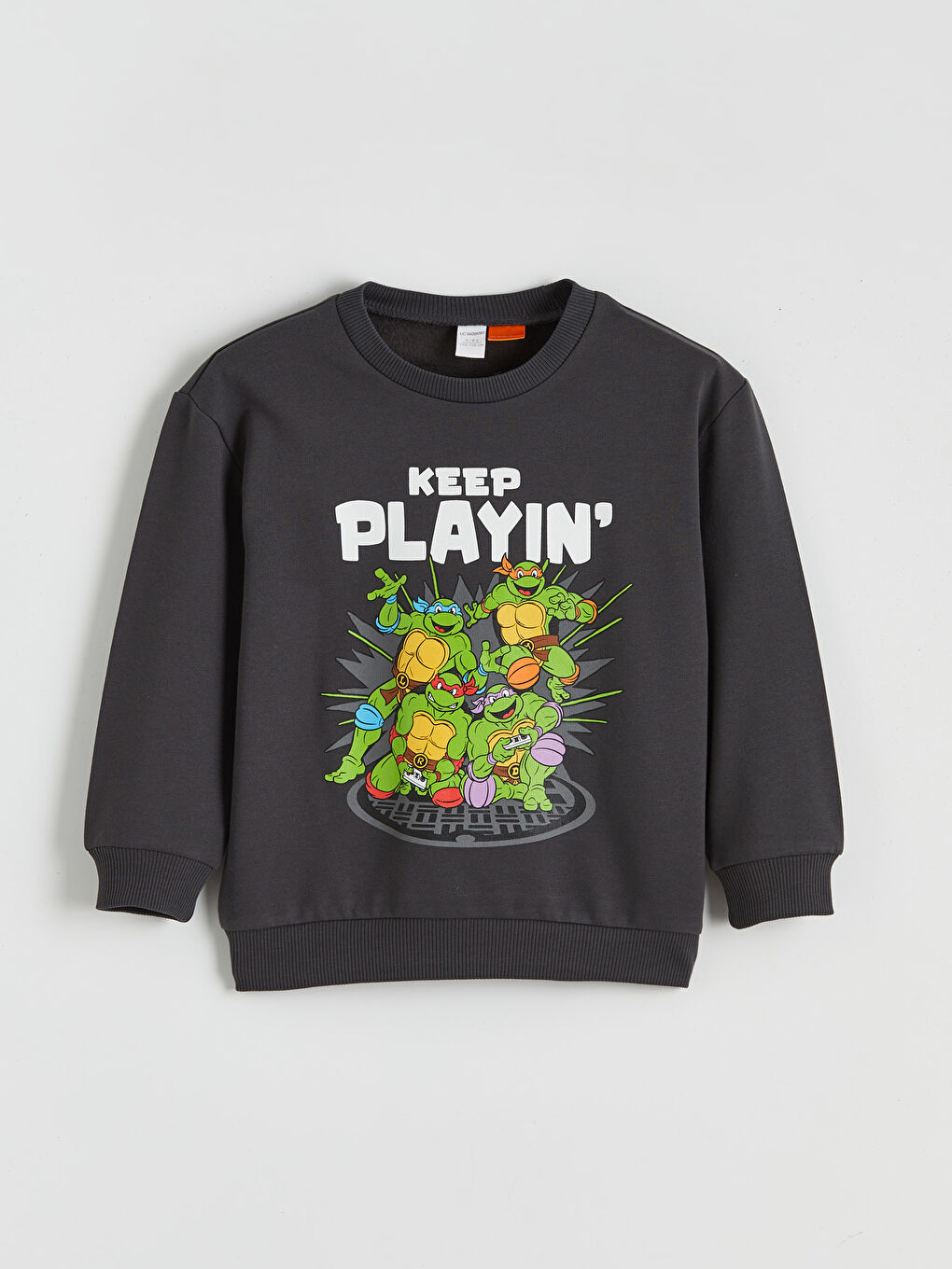 l_20252-w5o118z1-r4w_a.jpg LCW Kids Charcoal Printed Boys Sweatshirt