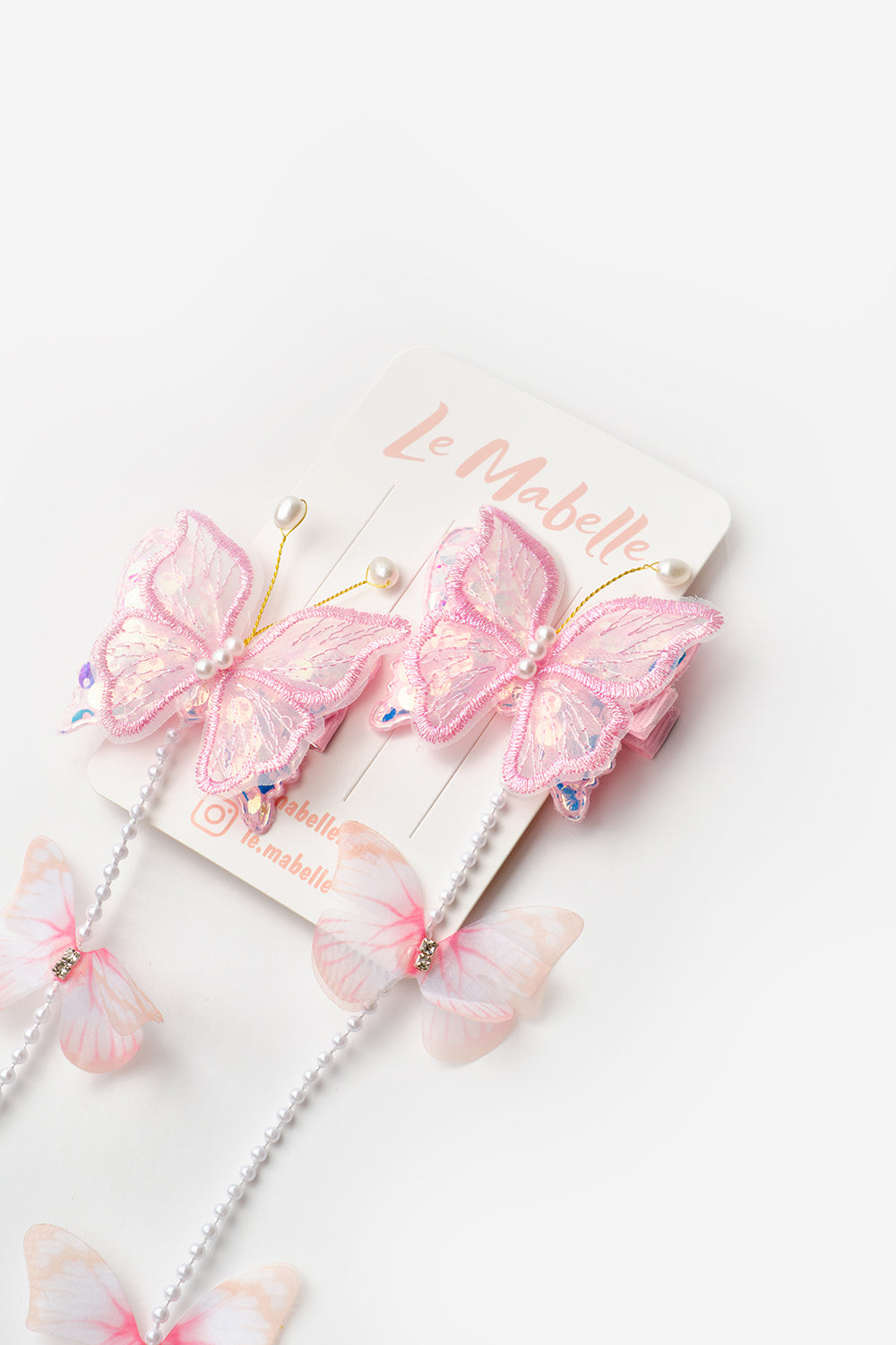 lemabelle_2FTCLS25SSGHAC005_1028_6_jpg.jpg Pink Butterfly Pearl Hanging Hairpin for Girls