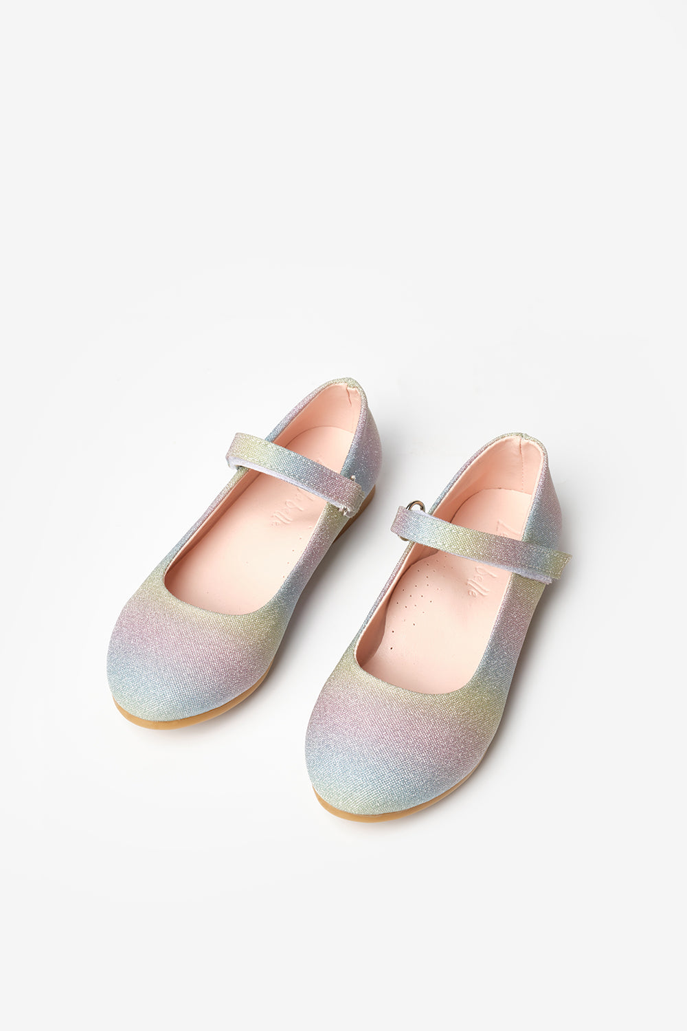 lemabelle_2FTTKZ25AWGKSH001_1001_5_jpg.jpg Multicolored Glitter Rainbow Ballet Flats for Girls