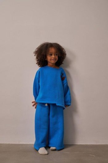 Beige Oversized Asymmetrical Outfit with Embroidery